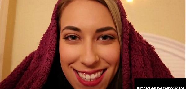  Lovely Young Kimber Lee Gives Amazing School Girl Blowjob!